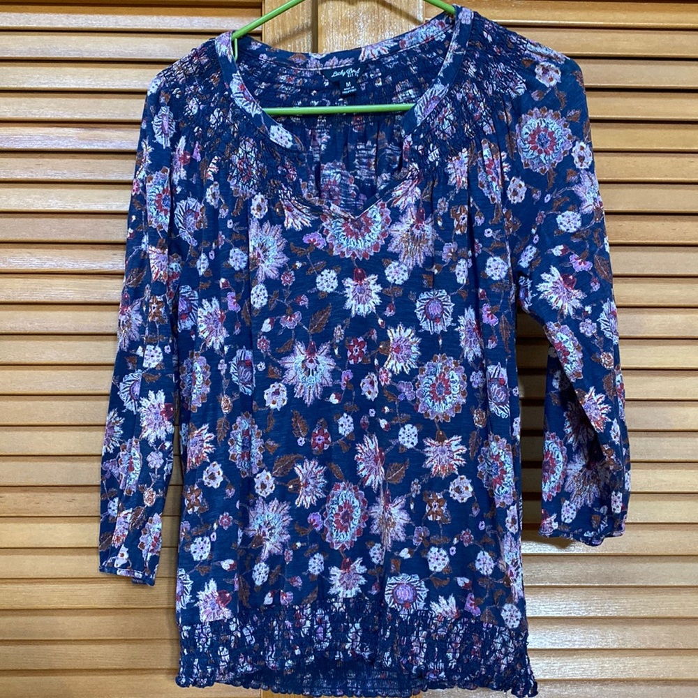 Lucky Brand long sleeve top, M